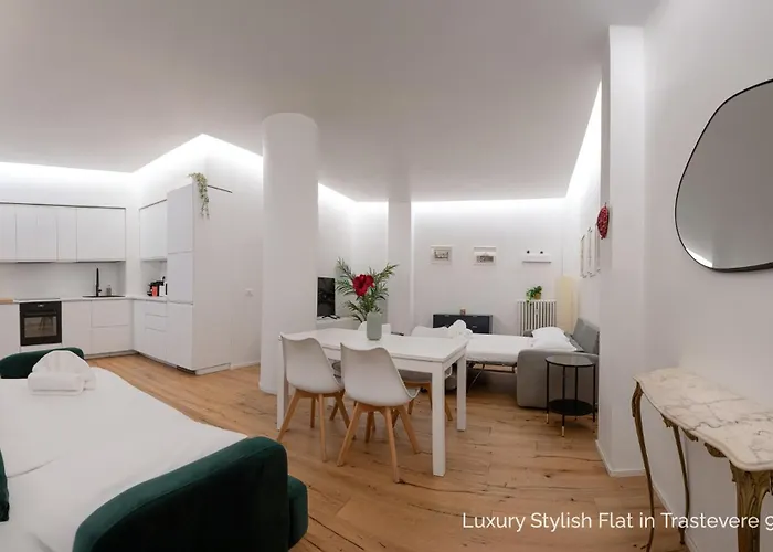 La Dolce - Luxury Stylish Flats In Trastevere 70-90sqm Apartament Rzym